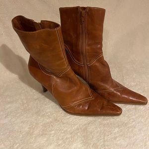 High ankle Bronx storm  boots 4 inch heal